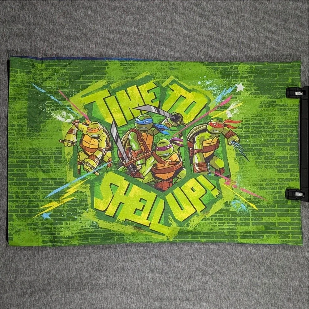 TMNT Teenage Mutant Ninja Turtles Time to Shell Up Pillowcases 2013 - Set of 2